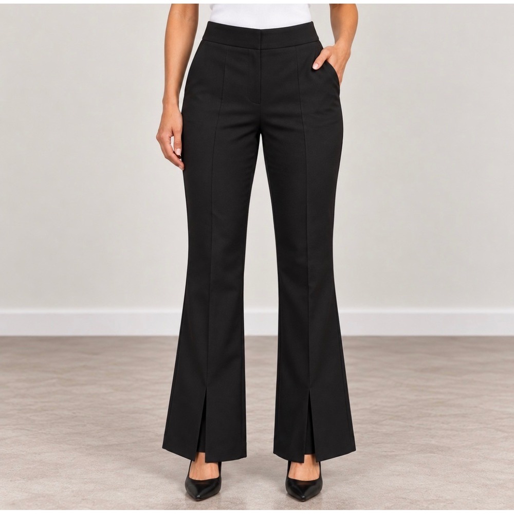 Rafaella Comfort Bootcut Pants 12 Black New With Tags Stretch Pull On RSBFD084